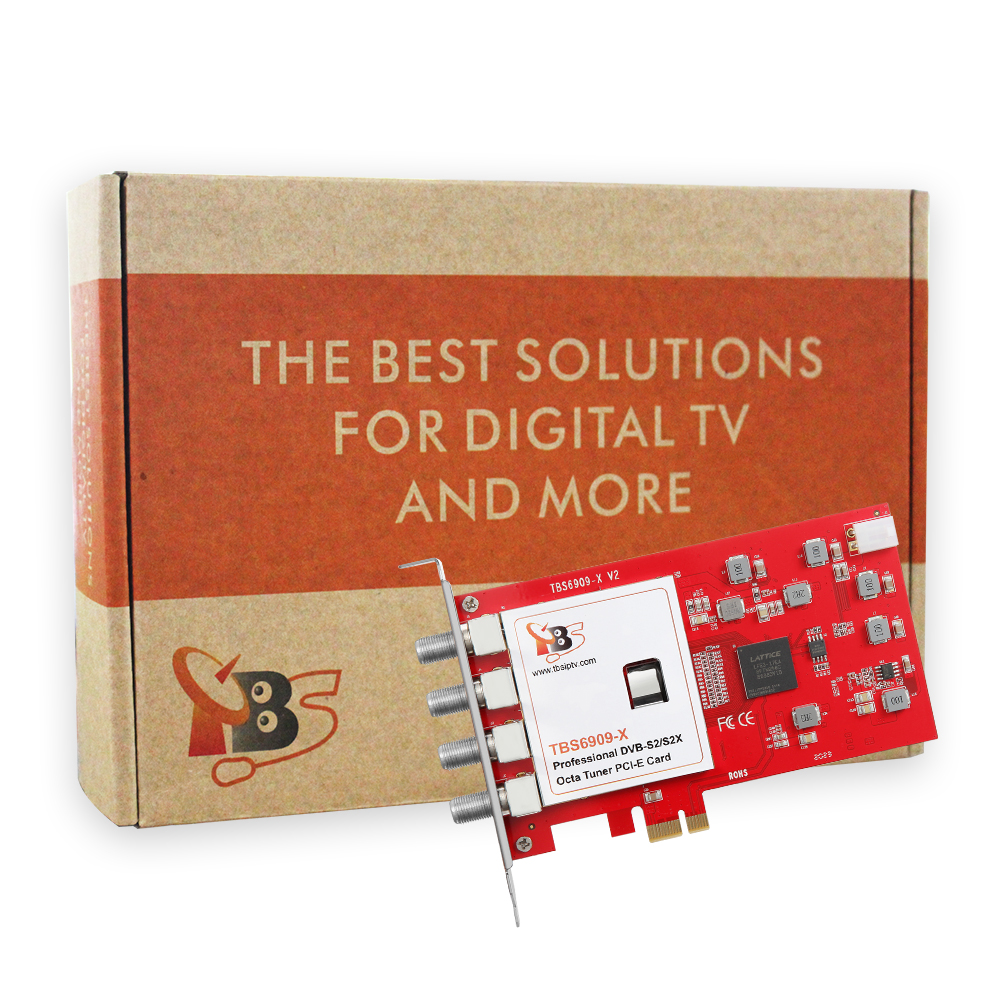 TBS6909X V2 DVB S/S2/S2X 8 PCIe Satellite TV Tuner Card TBS6909X V2 DVB S/S2/S2X 8 PCIe Satellite TV Tuner Card